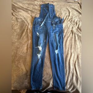 Basic Denim Wax Jean Overalls (L)
